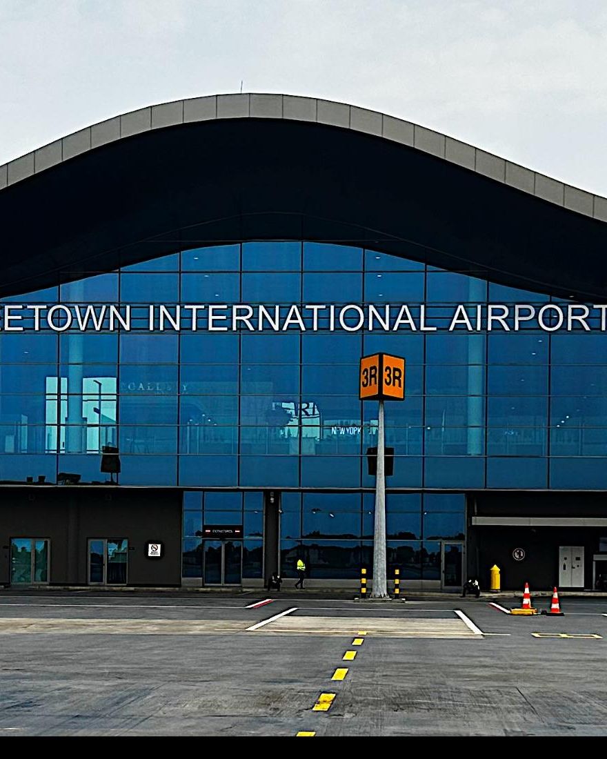Freetown International Airport’s new terminal in Lungi